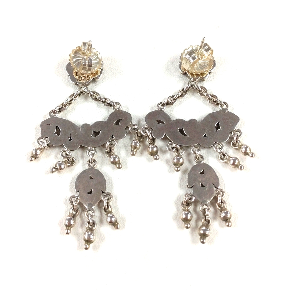 Lois Hill Sterling Silver Earrings - Picture 2 of 2